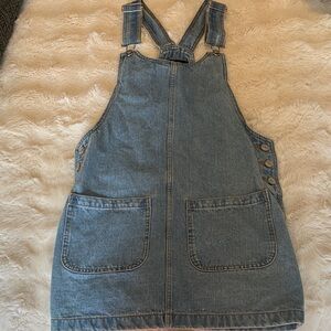 Denim Overall Dress